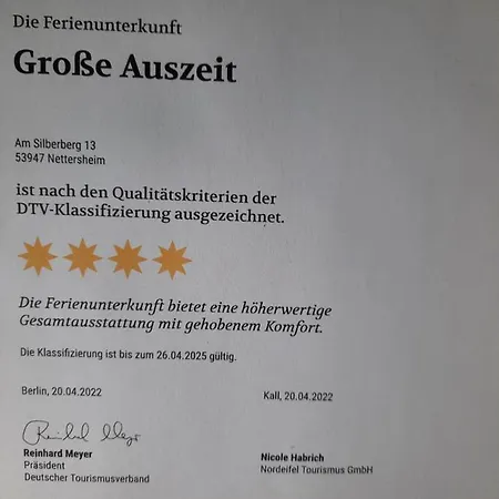 Apartmán Grosse Auszeit Eifel Mit Sauna, Kamin Und Terrasse Nettersheim
